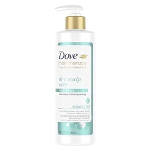 Dove Hair Therapy Shampoo for Dry Scalp with Vitamin B3, 13.5 fl oz