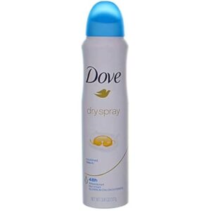 Dove Dry Spray Antiperspirant, Nourished Beauty 3.80 oz (Pack of 3)
