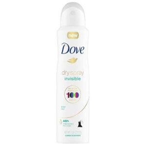 Dove Antiperspirant Deodorant Sheer Cool Invisible Dry Spray 3.8 oz (Pack of 4)