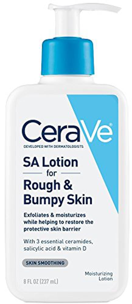 SA Lotiоn for Rough & Bumрy Skin | 8 Ounce | Vitamin D, Hyаluronic Acid, Salicylic Acid & Lactic Acid Lotion | Fragrance Frеe 1 Pack (8 Fl Oz)