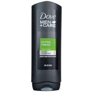 Dove Men +Care Body and Face Wash, Extra Fresh, Clean Comfort, 18 Oz