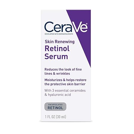 Cream Serum for Smoothing Fine Lines and Skin Brightening | Fragrance Free Anti|Aging Retinol Serum, 1 Fl Oz, 2 Pack