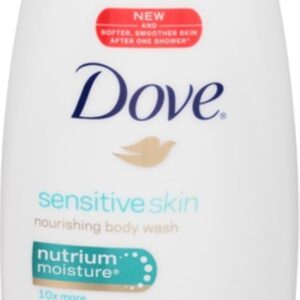 Dove Body Wash 22 Ounce Sensitive Skin Unscented (650ml) (6 Pack)