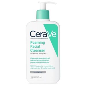 CeraVe Foaming Facial Cleanser, 12 Ounce