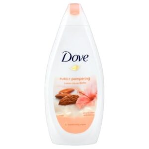 Dove Purely Pampering Cream Body Wash with Hibiscus 500ml, White, Almond, 16.9 Fl Oz