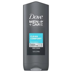 Dove Men + Care Body & Face Wash, Clean Comfort 13.50 oz (Pack of 2)