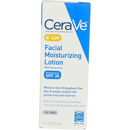 CeraVe Facial Moisturizing Lotion AM SPF 30-3 oz, Pack of 5