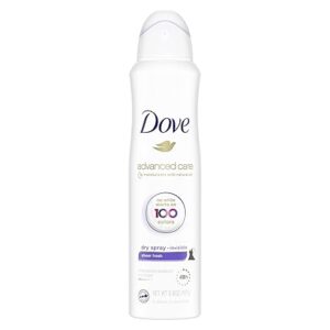 Dove Invisible Antiperspirant Deodorant Dry Spray ¼ Moisturizers Sheer Fresh 48-Hour Sweat and Body Odor Protecting Deodorant for Women 3.8 oz