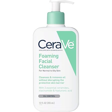CeraVe Foaming Facial Cleanser 12 oz (Pack of 4)
