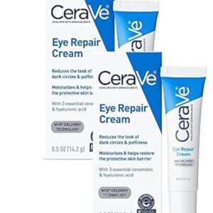 Eye Repair Cream | Under Eye Cream for Dark Circles and Puffiness | Suitable for Delicate Skin Under Eye Area | 2 Pack of 0.5 Ounce