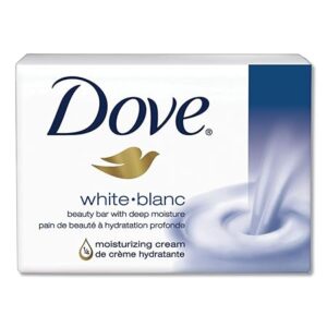 Dove Moisturizing Bar Soap, Pleasant Scent, 3.15oz, 48/Carton