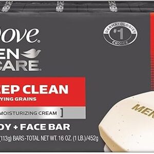 Dove Men +Care Body and Face Bar - Deep Clean - 4.25 oz - 4 ct - 2 pk