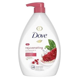 Dove Body Wash for Softer, Smoother Skin After Just One Use Pomegranate and Hibiscus Tea Sulfate-free Bodywash 34 oz