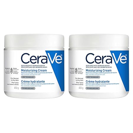 CeraVe Moisturizing Cream, 16 Ounce (Pack of 2)