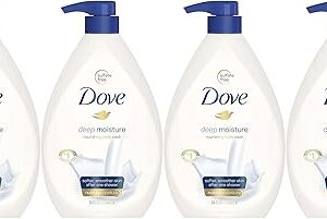 Dove Deep Moisture Body Wash, 34 Ounce Pump (Pack of 4)4