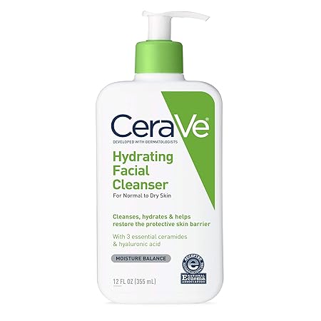 CeraVe Hydrating Facial Cleanser 12 oz (Pack of 8)