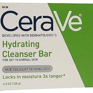CeraVe Hydrating Cleansing Bar 4.5 oz (Pack of 8)