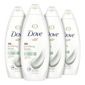 Dove Body Wash For Soft Skin Purifying Detox Cleanser That Effectively Washes Away Bacteria While Nourishing Your Skin 22 oz 4 count